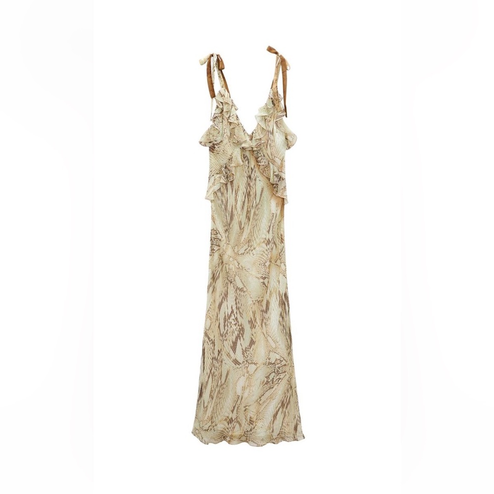 Zara snake print dress